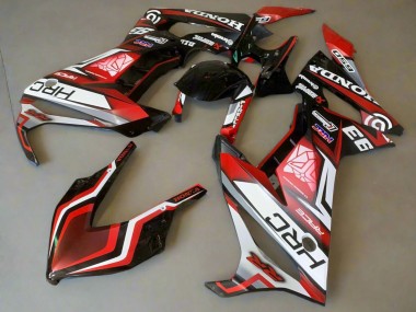 Meilleurs Carénages Moto Honda CBR650R 2019-2020 - Blanc Rouge Noir Brillant HRC