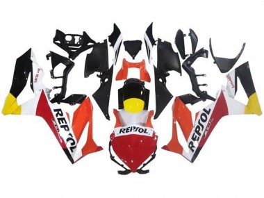 Meilleurs Carénages Moto Honda CBR650R 2019-2020 - Orange Blanc Rouge Jaune Noir Brillant Repsol