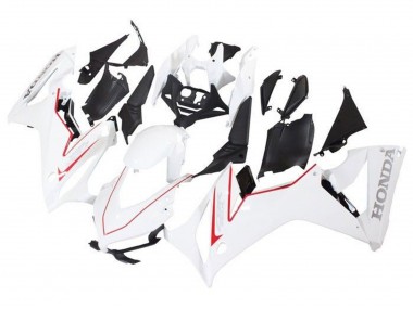 Meilleurs Carénages Moto Honda CBR650R 2019-2020 - Blanc Rouge Noir