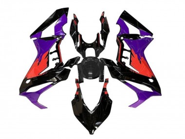 Meilleurs Carénages Moto Honda CBR650R 2019-2020 - Violet Rouge Noir Brillant