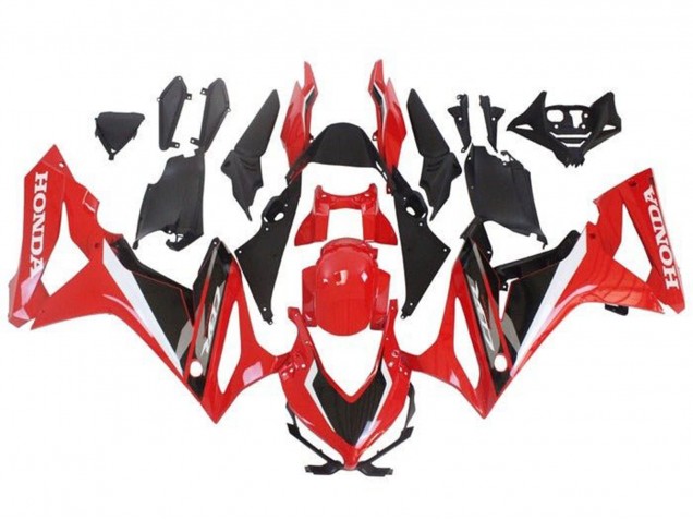 Carénages Moto Honda CBR650R 2021-2023 - Rouge Blanc Noir