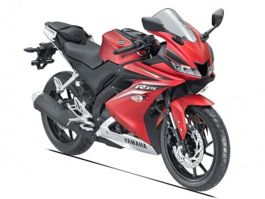 Meilleurs Carénages Moto Yamaha YZF R15 2018-2024 - Rouge Mat Noir