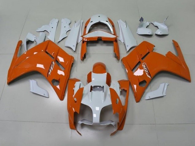 Carénages Moto Yamaha FJR1300 2007-2012 - Orange Blanc