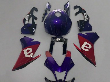 Meilleurs Carénages Moto Aprilia RSV4 1000 2009-2015 - Violet Rouge