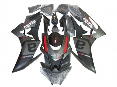 Meilleurs Carénages Moto Aprilia RSV4 1000 2009-2015 - Noir Mat Gris Rouge