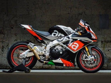 Meilleurs Carénages Moto Aprilia RSV4 1000 2009-2015 - Noir Mat Argent Rouge Vert