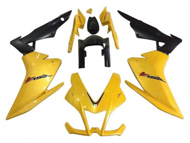 Carénages Moto Aprilia RSV4 1000 2009-2015 - Jaune Noir