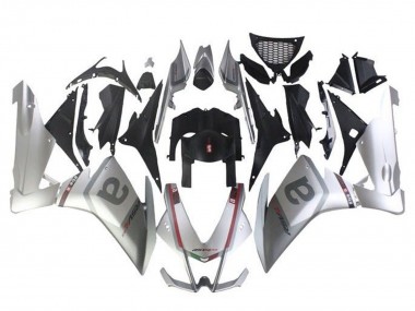 Meilleurs Carénages Moto Aprilia RSV4 1000 2009-2015 - Argent Gris Noir Rouge