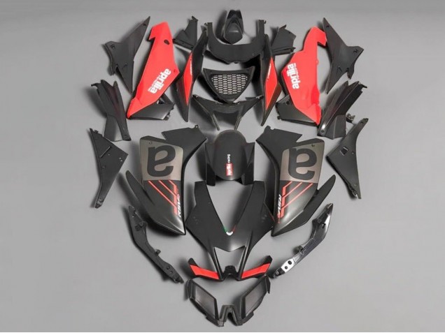 Carénages Moto Aprilia RSV4 1000 2009-2015 - Noir Mat Rouge Gris