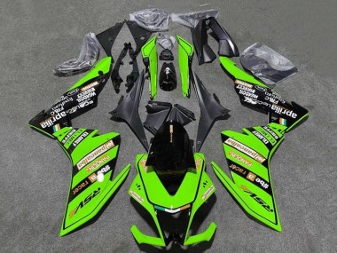 Meilleurs Carénages Moto Aprilia RSV4 1000 2009-2015 - Vert Noir