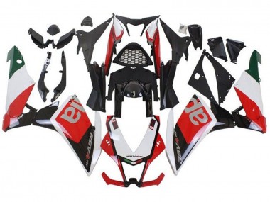 Meilleurs Carénages Moto Aprilia RSV4 1000 2009-2015 - Blanc Rouge Noir Vert