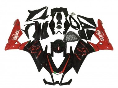 Meilleurs Carénage Moto Aprilia RSV4 1000 2009-2015 - Noir Rouge