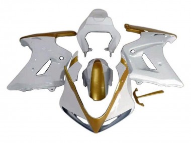 Meilleurs Carénages Moto Suzuki SV650 2003-2013 - Blanc Or