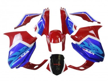 Meilleurs Carénages Moto Honda VFR 1200 2010-2014 - Blanc Rouge Bleu
