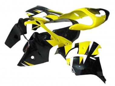 Meilleurs Carénages Moto Kawasaki ZX9R 2000-2001 - Jaune Noir