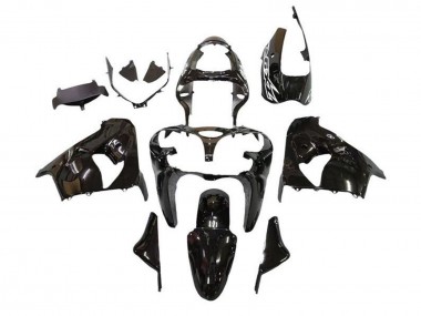 Meilleurs Carénages Moto Kawasaki ZX9R 2002-2003 - Noir Blanc