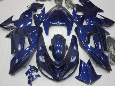 Meilleurs Carénage Moto Kawasaki ZX10R 2006-2007 - Bleu Foncé