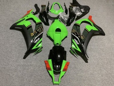 Meilleurs Carénages Moto Kawasaki ZX10R 2011-2015 - Vert Noir Rouge Rayon de Miel