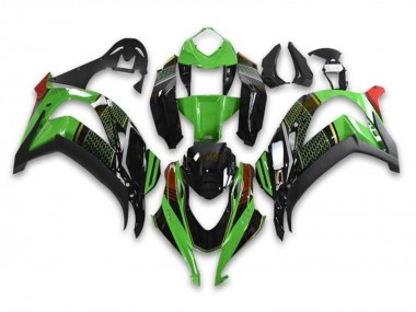 Meilleurs Carénages Moto Kawasaki ZX10R 2016-2020 - Vert Noir Brillant Rouge Rayon de Miel