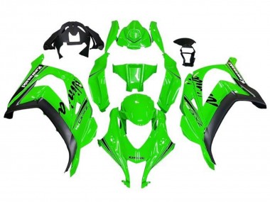Meilleurs Carénages Moto Kawasaki ZX10R 2016-2020 - Vert Noir