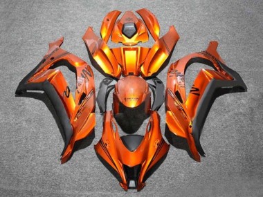 Meilleurs Carénages Moto Kawasaki ZX10R 2016-2020 - Orange Noir