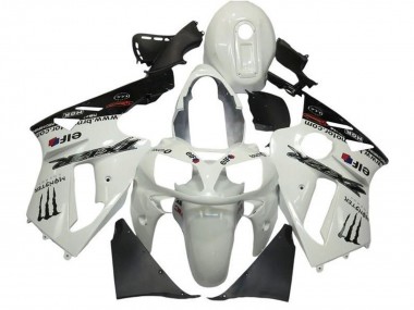 Meilleurs Carénages Moto Kawasaki ZX12R 2002-2006 - Blanc Perle Noir Elf Monstre