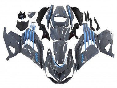 Meilleurs Carénages Moto Kawasaki ZX14R ZZR1400 2012-2024 - Nardo Gris Bleu