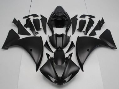 Meilleurs Carénages Moto Yamaha YZF R1 2012-2014 - Noir Mat