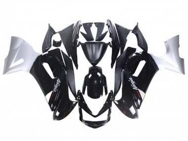 Meilleurs Carénages Moto Kawasaki Ninja 650 EX650 2006-2008 - Noir Brillant Blanc