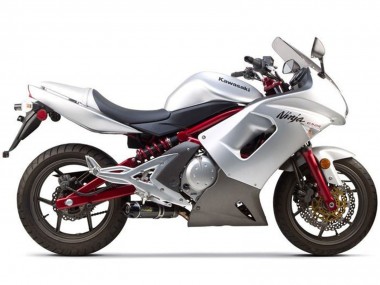 Meilleurs Carénages Moto Kawasaki Ninja 650 EX650 2006-2008 - Argent Noir Rouge