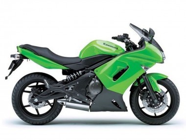 Meilleurs Carénages Moto Kawasaki Ninja 650 EX650 2006-2008 - Vert Noir Mat
