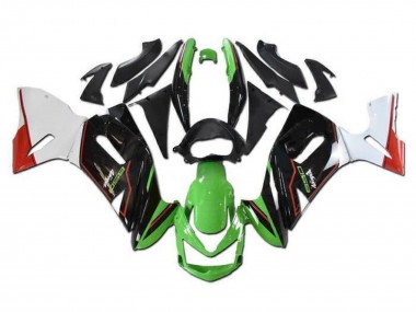 Meilleurs Carénages Moto Kawasaki Ninja 650 EX650 2006-2008 - Vert Noir Blanc Rouge