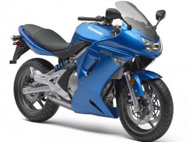 Meilleurs Carénages Moto Kawasaki Ninja 650 EX650 2006-2008 - Bleu Chrome