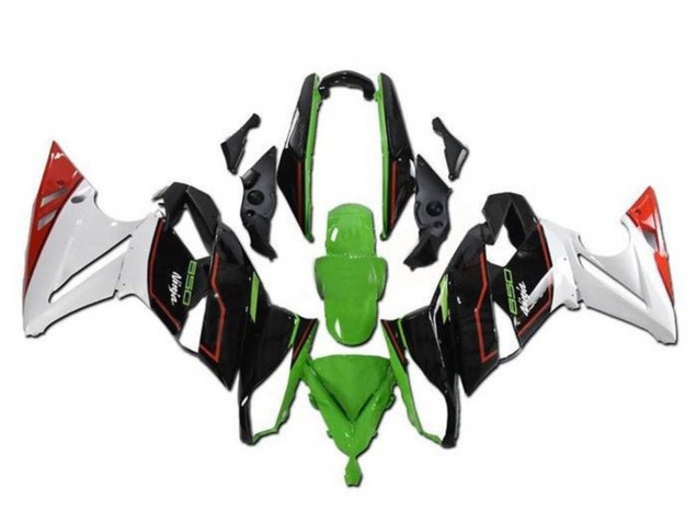 Carénages Moto Kawasaki Ninja 650 EX650 2009-2011 - Vert Noir Blanc Rouge