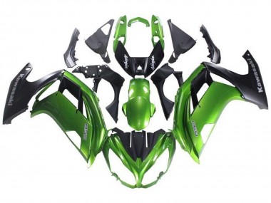 Meilleurs Carénage Moto Kawasaki Ninja 650 EX650 2012-2016 - Vert Noir Mat