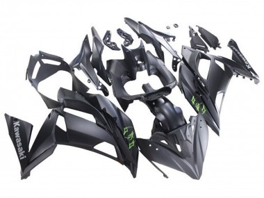 Meilleurs Carénages Moto Kawasaki Ninja 650 EX650 2017-2019 - Noir Mat Vert
