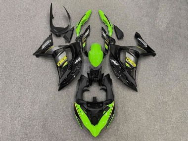 Meilleurs Carénages Moto Kawasaki Ninja 650 EX650 2017-2019 - Vert Jaune Gris Noir