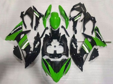 Meilleurs Carénages Moto Kawasaki Ninja 650 EX650 2017-2019 - Vert Noir Blanc