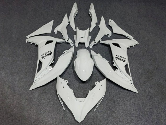 Carénages Moto Kawasaki Ninja 650 EX650 2017-2019 - Blanc Noir