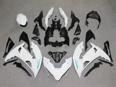 Meilleurs Carénages Moto Kawasaki Ninja 650 EX650 2017-2019 - Blanc Vert Noir Gris