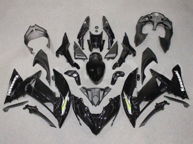 Meilleurs Carénages Moto Kawasaki Ninja 650 EX650 2017-2019 - Noir Blanc Vert Blanc