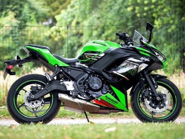 Carénages Moto Kawasaki Ninja 650 EX650 2020-2024 - Vert Noir Rouge Rayon de Miel