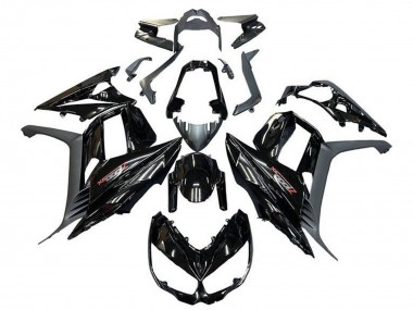 Meilleurs Carénages Moto Kawasaki Z1000SX 2010-2016 - Noir Brillant