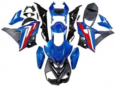 Meilleurs Carénages Moto BMW S1000RR 2015-2016 - Bleu Rouge Noir