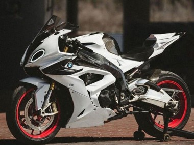 Meilleurs Carénages Moto BMW S1000RR 2015-2016 - Bleu Violet Fausse Fibre de Carbone Forgée
