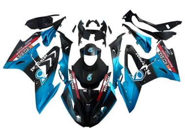 Meilleurs Carénages Moto BMW S1000RR 2015-2016 - Bleu Rouge Noir Petronas