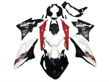 Meilleurs Carénages Moto BMW S1000RR 2015-2016 - Blanc Rouge Noir HP RR
