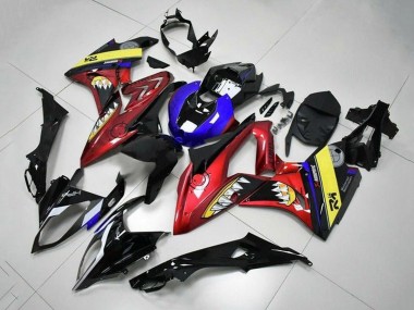 Meilleurs Carénages Moto BMW S1000RR 2017-2018 - Jaune Bleu Rouge Noir Requin