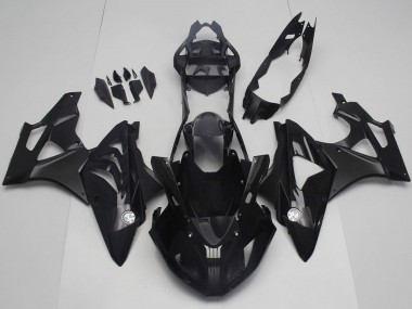 Meilleurs Carénages Moto BMW S1000RR 2017-2018 - Noir Brillant Noir Mat