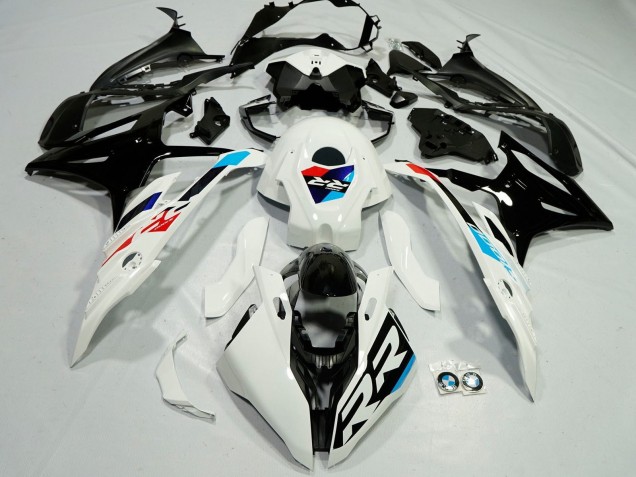 Carénages Moto BMW S1000RR 2023-2024 - Blanc Bleu Clair Rouge Noir Brillant